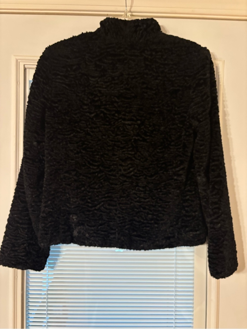 Kate Hill Black Faux-Fur Petite Jacket - Picture 10 of 13